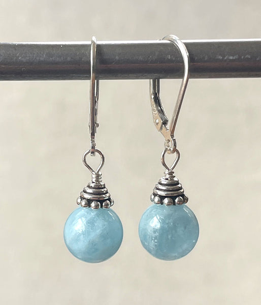 Classic Aquamarine Earrings