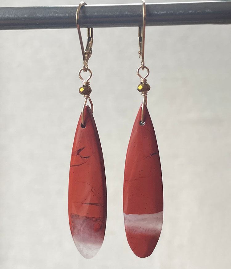 Red Jasper Earrings