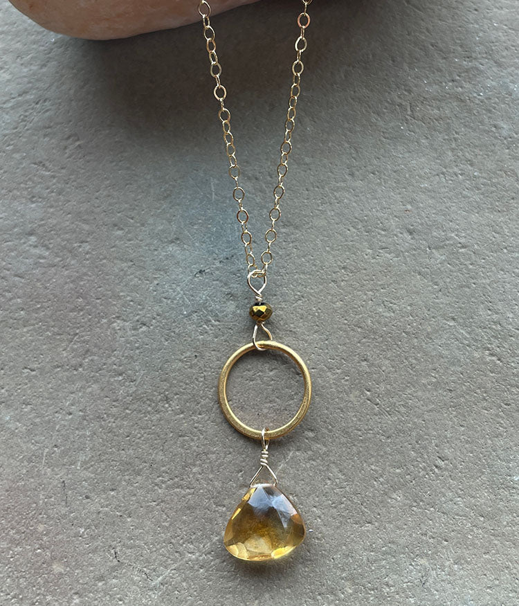 Radiant Circle Necklace