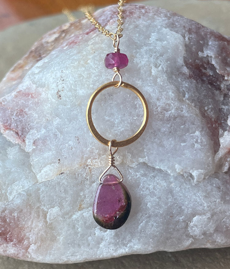 Vivid Tourmaline Necklace