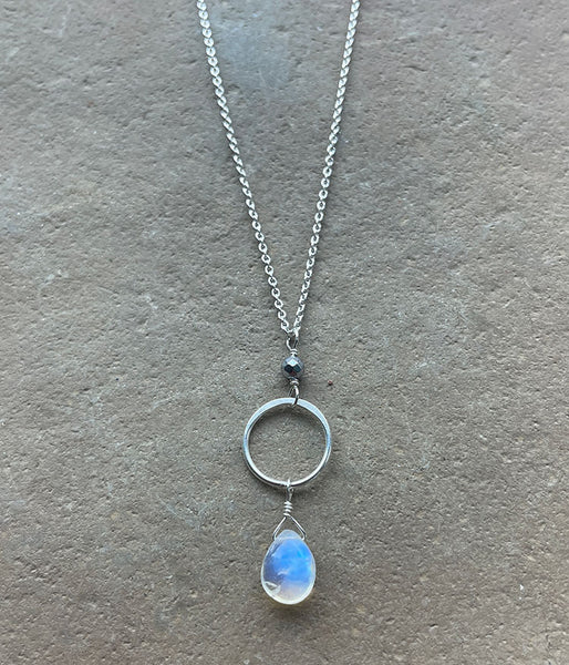 Reflective Circle Necklace