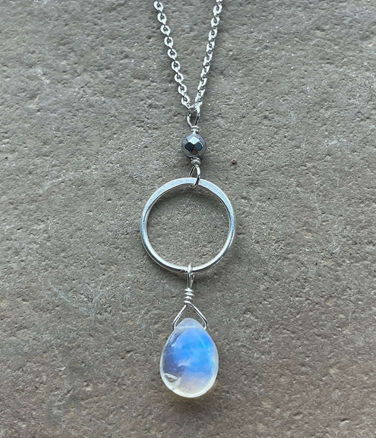 Reflective Circle Necklace