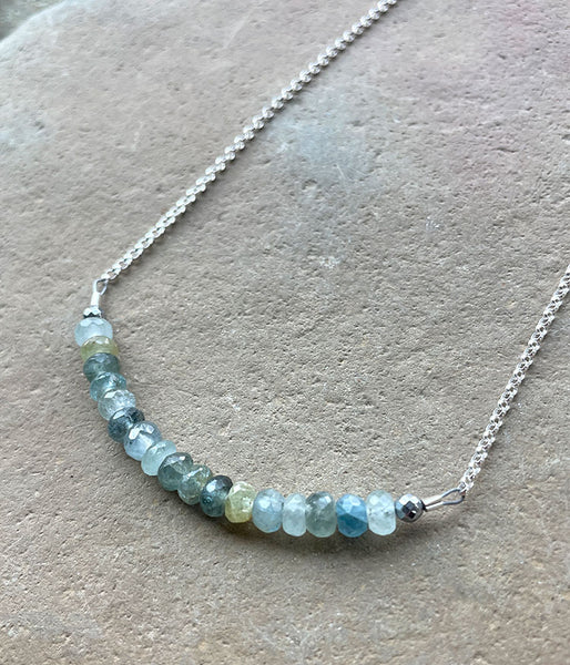 Shifting Perspective Aquamarine Necklace