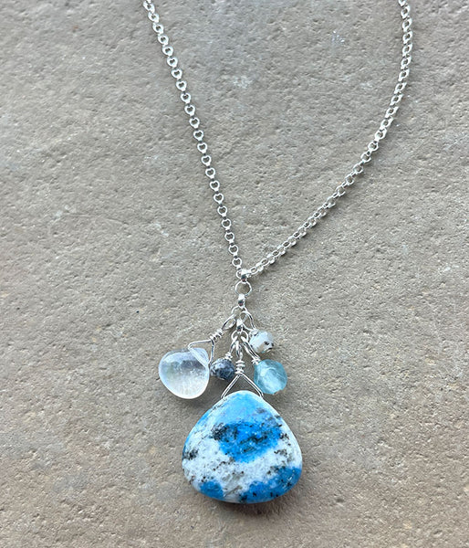 K2 Jasper Cluster Necklace