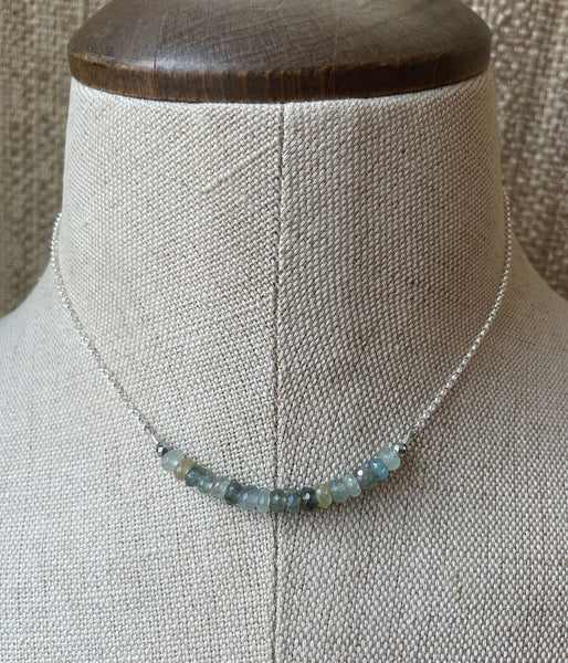 Shifting Perspective Aquamarine Necklace