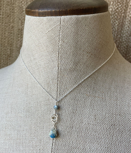 K2 Jasper Infinity Necklace