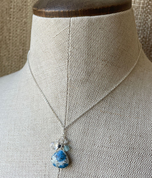 K2 Jasper Cluster Necklace