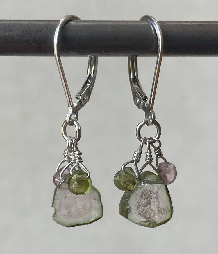 Pastel Tourmaline Earrings