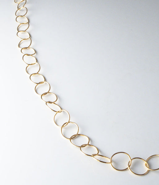 40" Fine Circles (gold fill)