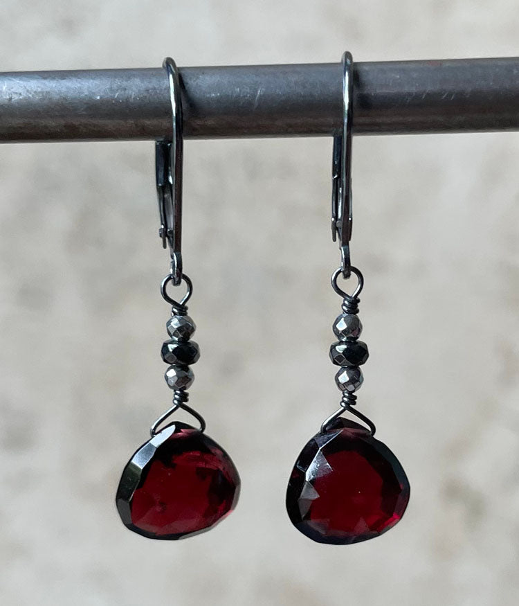 Garnet Harvest Earrings