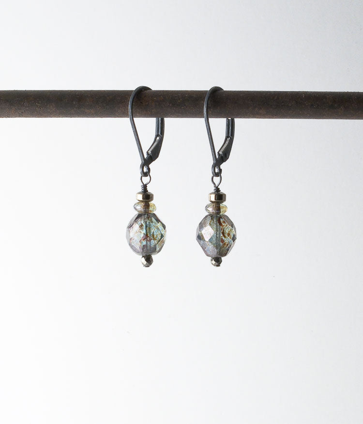 Firepolished Glass Earrings