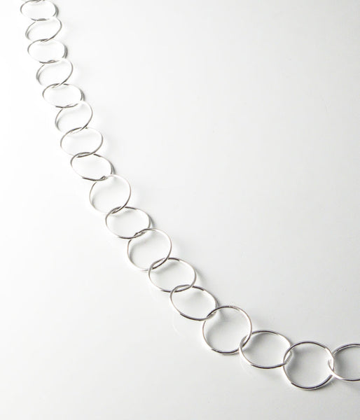 40" Fine Circles (sterling silver)