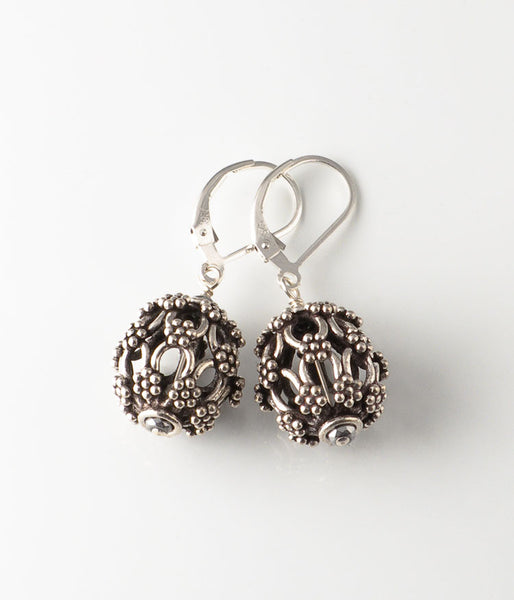 Sterling Filigree Earrings